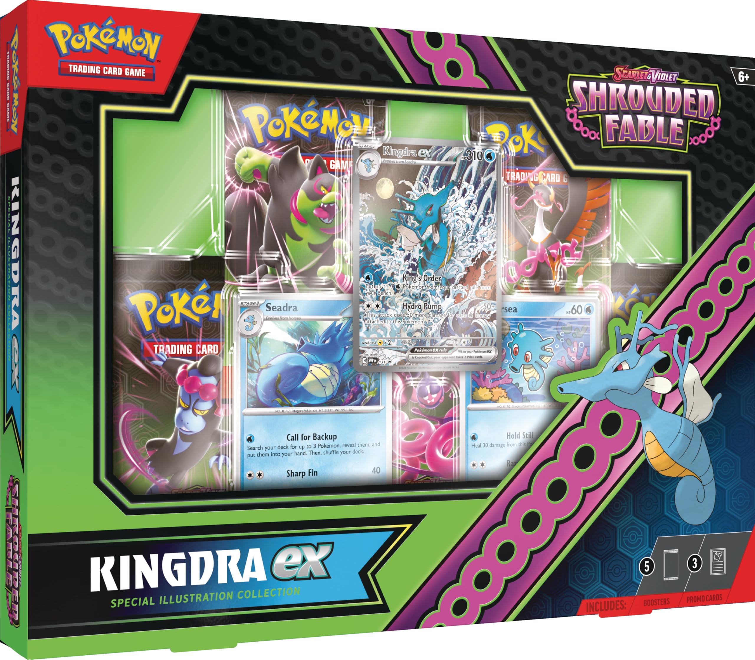 Pokémon TCG Shrouded Fable Kingdra Ex Special Illustration Collection