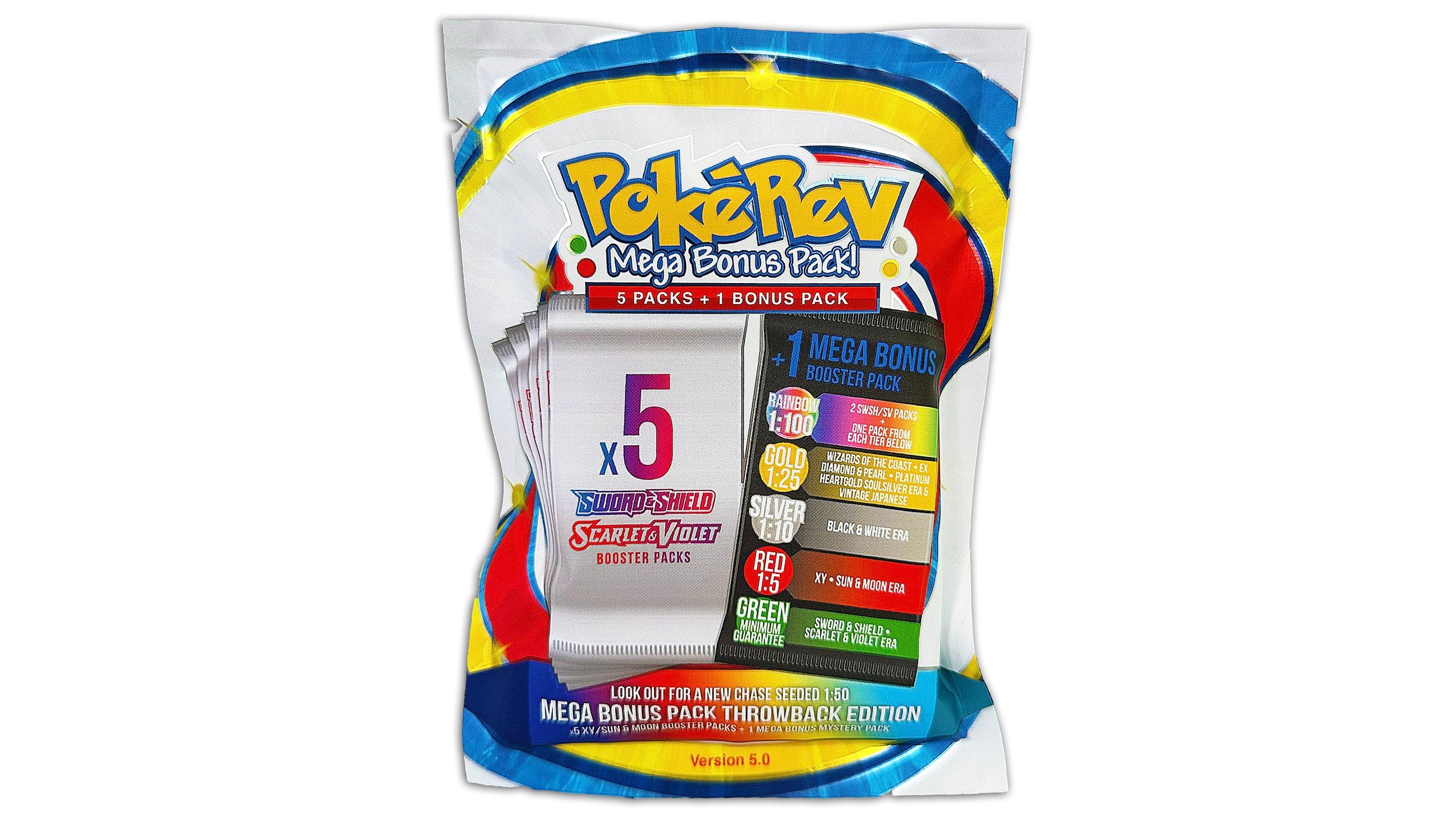 PokéRev Pack 5.0 (5 Booster Packs + 1 Mega Bonus Pack) Op=Op!