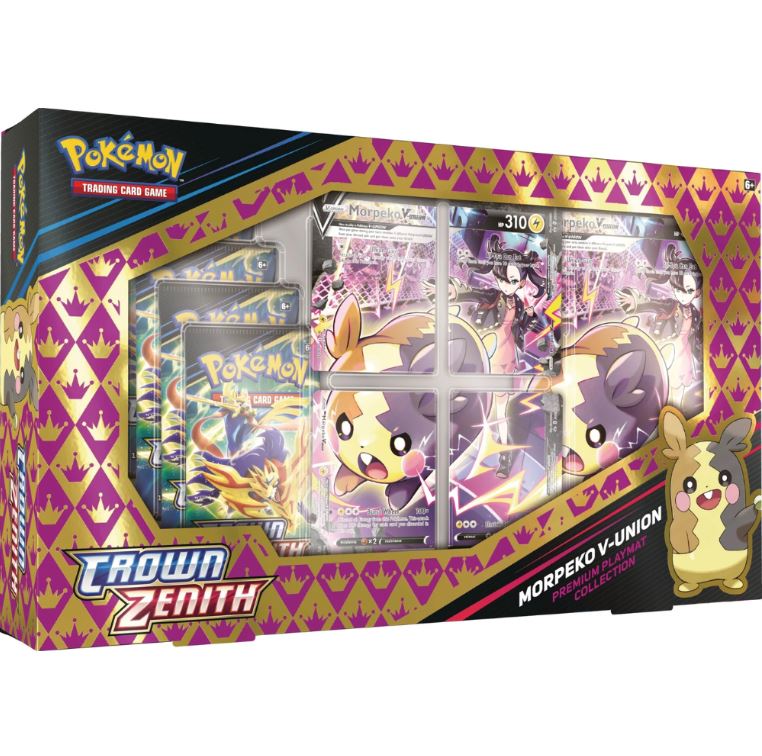 Pokémon TCG Crown Zenith Premium Playmat Collection Morpeko V-Union