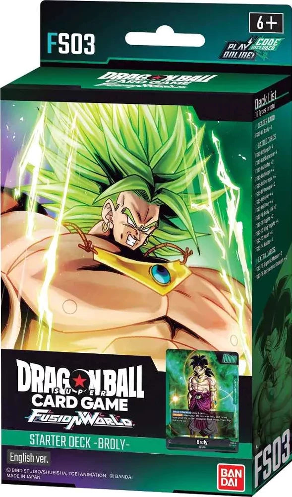 Dragon Ball Super TCG Fusion World Starter Deck Broly FS03