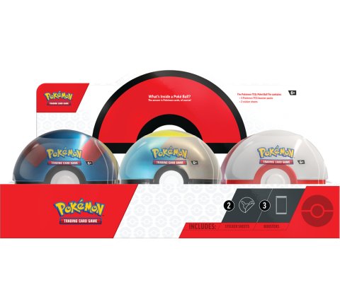 Pokémon Pokéball Tin 2024. 1 Random Tin