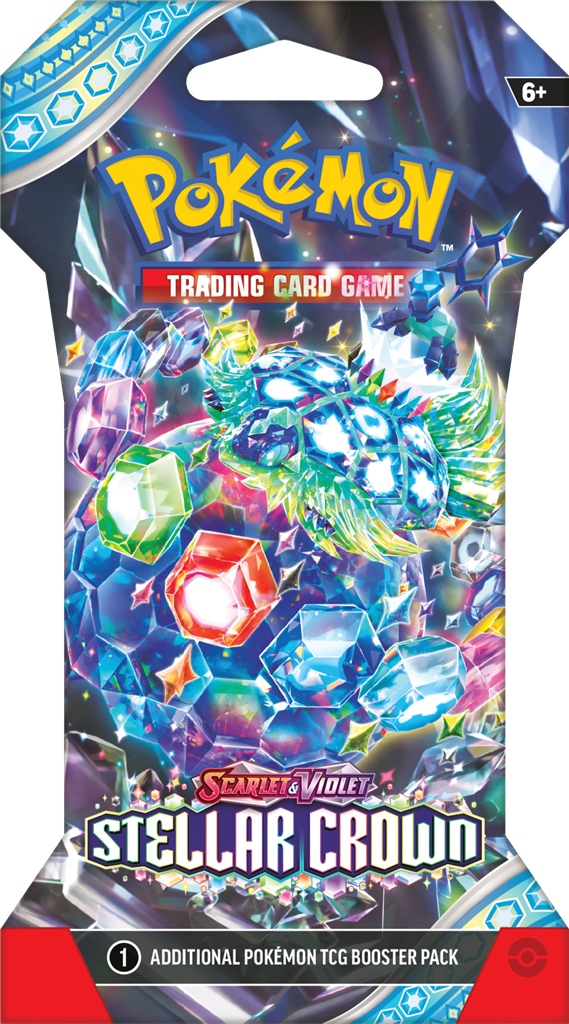 Pokémon TCG Stellar Crown Sleeved Booster Pack