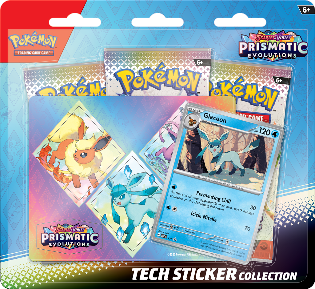 Pokémon TCG Prismatic Evolutions Tech Sticker Glaceon 17-01-2025