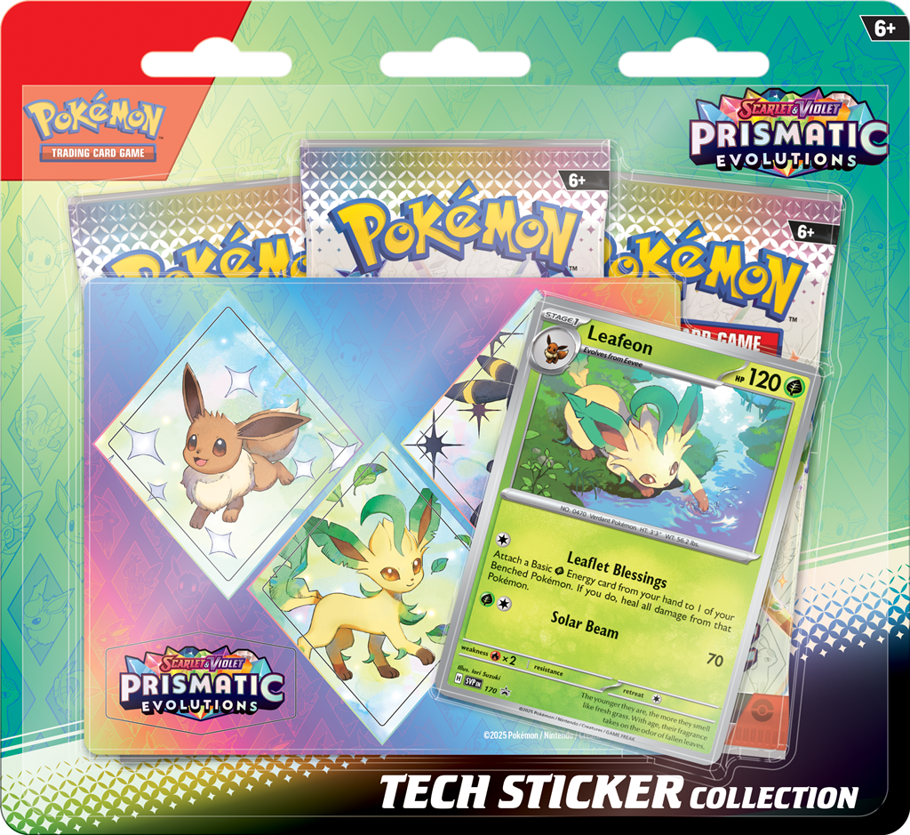 Pokémon TCG Prismatic Evolutions Tech Sticker Leafeon 17-01-2025