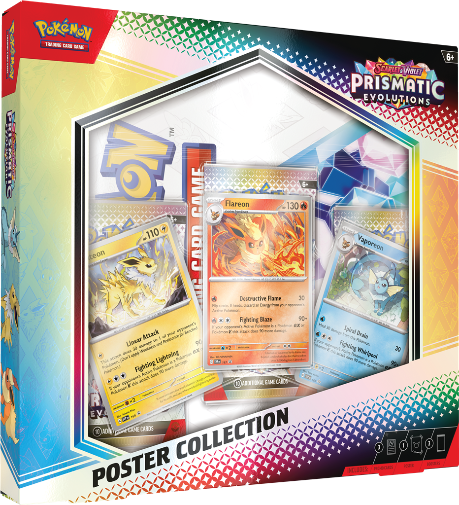 Pokémon TCG Prismatic Evolutions Poster Collection 17-01-2025 Pre Order!!