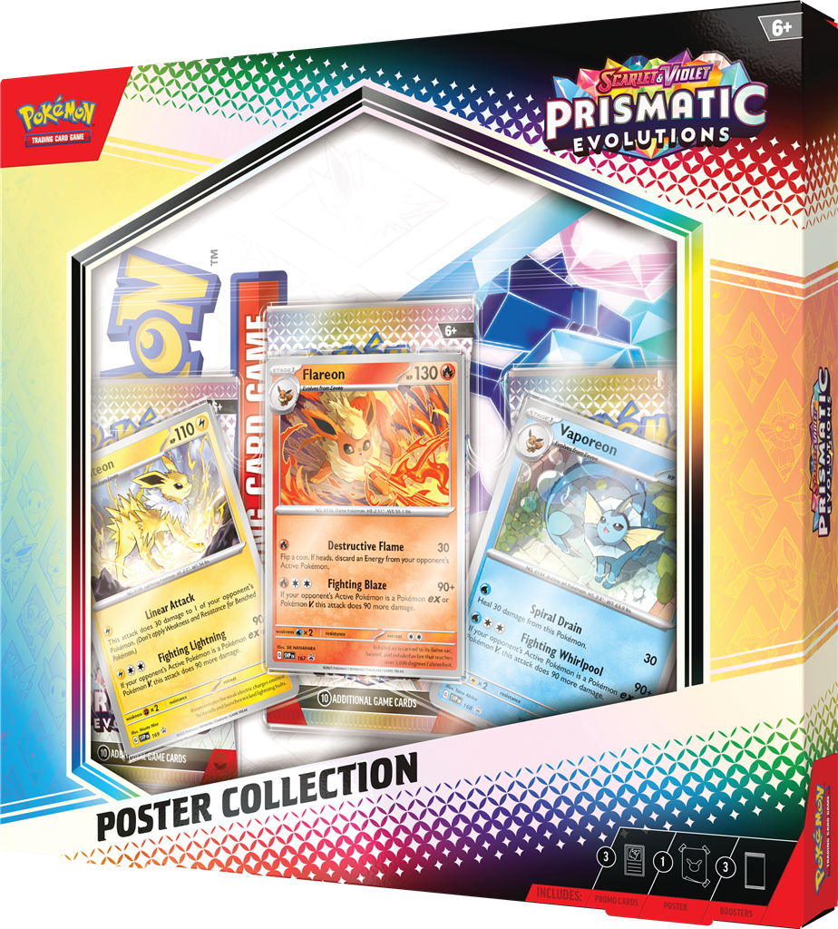 Pokémon TCG Prismatic Evolutions Poster Collection 17-01-2025 Pre Order!!