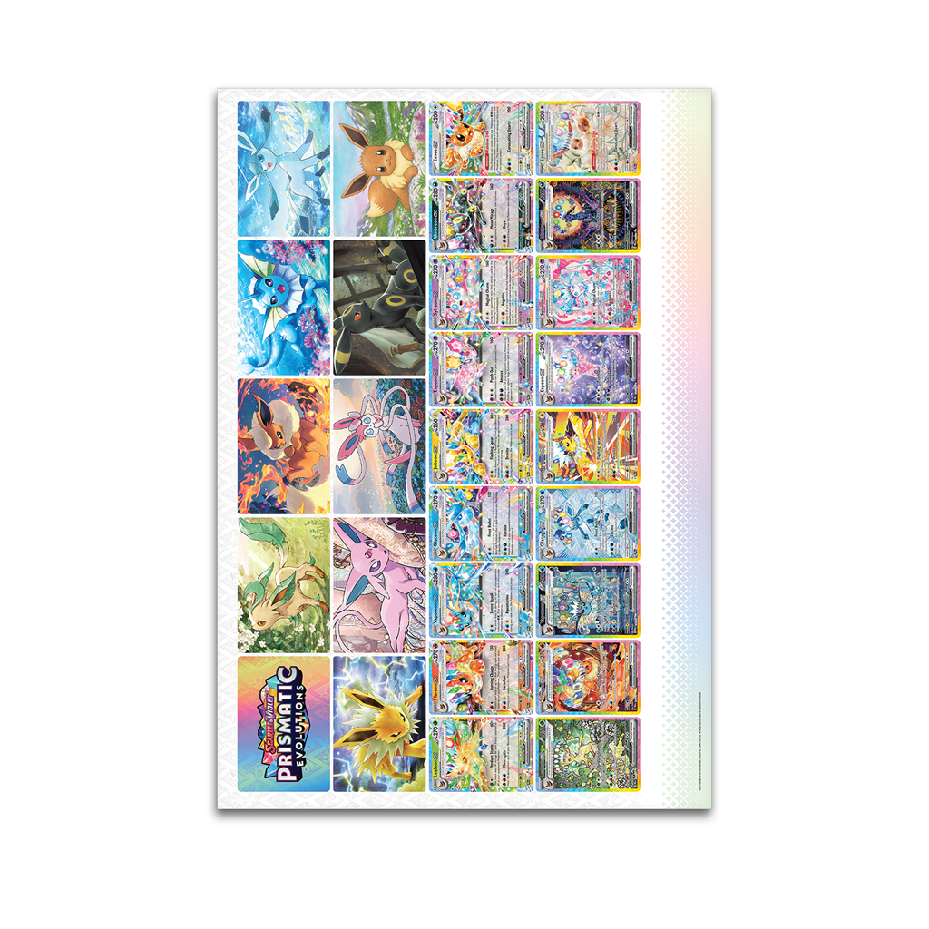 Pokémon TCG Prismatic Evolutions Poster Collection 17-01-2025 Pre Order!!