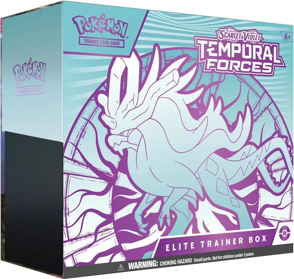 Pokemon TCG Scarlet & Violet Temporal Forces Walking Wake Elite Trainer Box