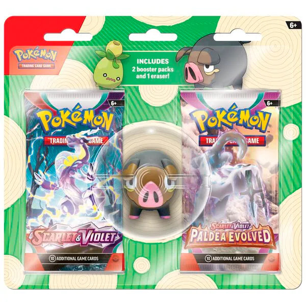 Pokémon TCG 2-Pack Eraser Blister