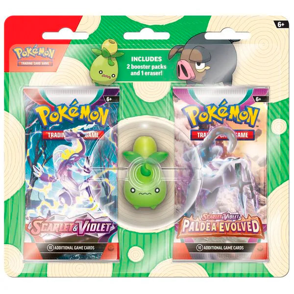 Pokémon TCG 2-Pack Eraser Blister