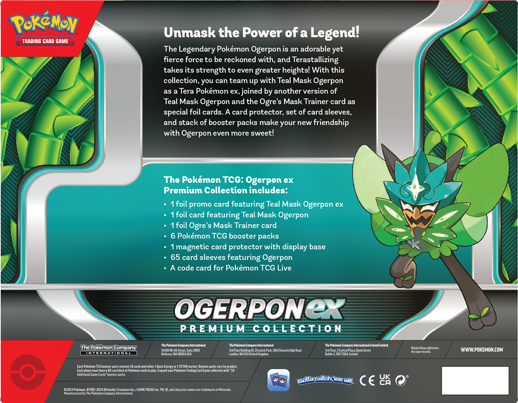 Pokémon TCG Ogerpon Ex Premium Collection