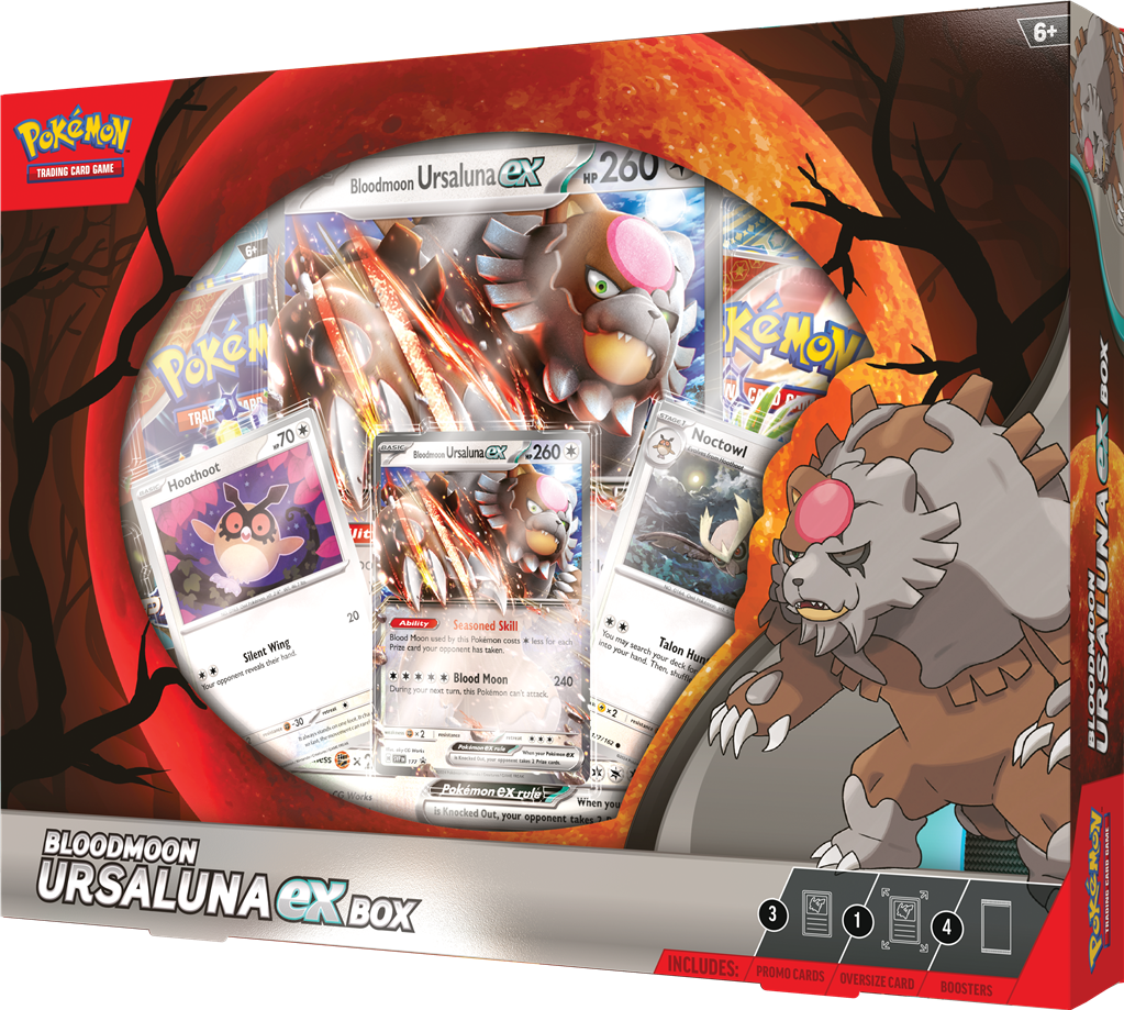 Pokémon TCG Bloodmoon Ursaluna Ex Box